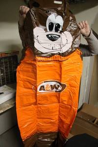 lot 339 image: Vintage A&W Root Beer Float Costume - Fun and Unique Wearable