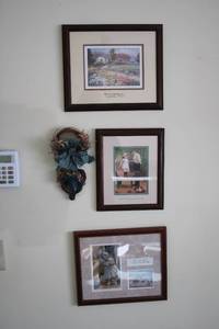lot 659 image: Collection of 4 Framed Art Prints with Inspirational Themes