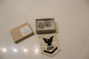 lot 268 image: Pair of Crystal Flower Earrings by Taletta with Original Box