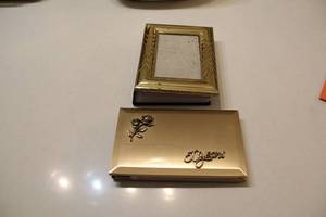 lot 272 image: Elegant 50th Anniversary Photo Album with Gold Finish