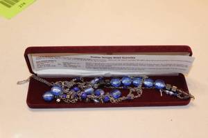 lot 274 image: Set of 2 Premier Designs Necklaces with Blue Beads