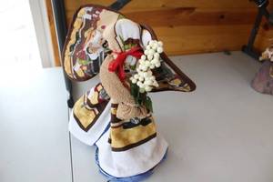 lot 405 image: Unique Decorative Kitchen Towel Figure - Chef Design