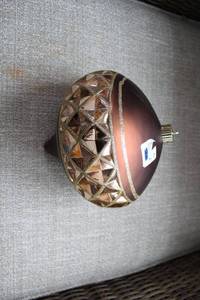lot 492 image: Vintage Decorative Christmas Tree Ornament with Metallic Finish