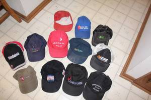 lot 514 image: Lot of 12 Various Hats including Brand Names and Unique Designs