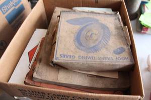 lot 557 image: Collection of Vintage Automotive Manuals and Tools