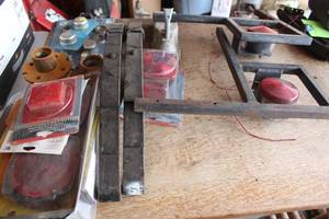 lot 575 image: Lot of Trailer Light Mounting Brackets and Multi-Function Lights