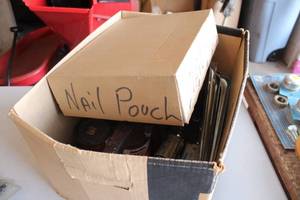 lot 586 image: Collection of Hand Tools and Nail Pouch