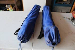 lot 610 image: Set of 2 Folding Camping Chairs with Storage Bags