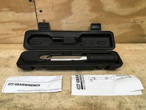 lot 44 image: Gearwrench 38 Fixed Head Preset Torque Wrench Model # 85162