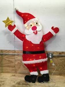 lot 101 image: Light Up Santa Decoration