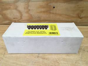 lot 67 image: Powerbuilt 15 Piece 12 Drive Impact Pro Socket Set