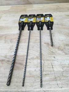 lot 78 image: Lot of 4 - DeWalt SDS Drill Bits