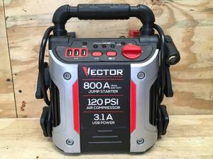lot 24 image: Vector 800 Peak Amp Automotive Jump Starter Model # J7CV