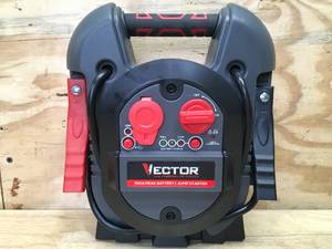 lot 25 image: Vector 700 Peak Amp Automotive Jump Starter Model # J312V