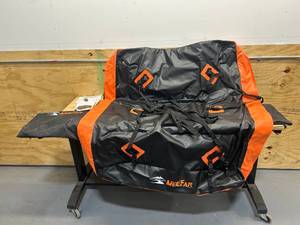 lot 31 image: MEEFAR Universal Roof Top Cargo Carrier Waterproof Bag Luggage Holder for All Car SUV withwithout Rack