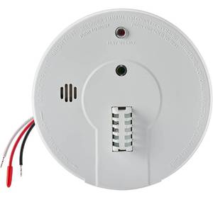 lot 38 image: Kidde Heat Detector, Hardwired with Battery Backup & 2 LEDs, Interconnect Capability, Ideal for Garages