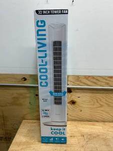 lot 94 image: COOL-LIVING 32 3- Speed Oscillating Tower Fan