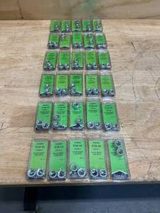 lot 134 image: Lot of 30 Packs of- 716-14 Grade 5 Nylon Insert Lock Nuts (2 per pack)