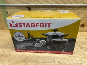 lot 148 image: STARFRIT 7 Piece Pots and Pans Set