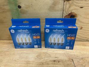lot 158 image: GE LIGHTING Lot of 2 Packs of-  45661 Light Bulbs (4 bulbs per pack)