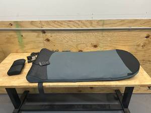 lot 181 image: HoMedics Body Flex Back Stretching Mat with Heat, 6 Stretching Programs and 3 Intensity Levels with Removable Memory Foam Pillow for Full Body Coverage, Portable for Yoga, Athletes, Home Gym