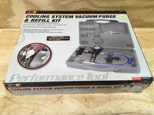 lot 162 image: Cooling System Vacuum Purge & Refill Kit Model # W89734