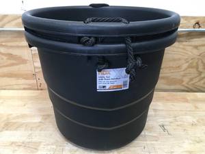 lot 194 image: Lot of 2 - HDX Utility Tub with Rope Handles