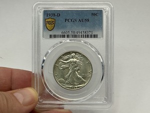 1938-D Walking Liberty Half Dollar - PCGS AU58&nbsp