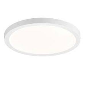 Lot of Flexinstall LED 14 in. White Disklight Recessed Ceiling Light for Home with 5CCT  DuoBright Dimming Customer Returns See Pictures
