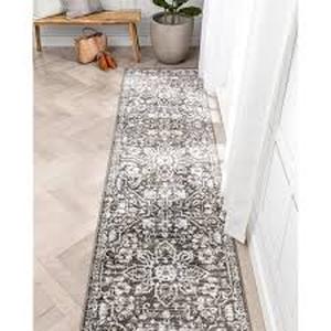 Well Woven Dazzle Disa Vintage Distressed Oriental Medallion Grey 2 ft. 7 in. x 9 ft. 10 in. Runner Area Rug  Customer Returns See Pictures