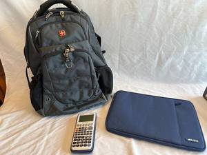 Swiss Gear Backpack & Casio Calculator