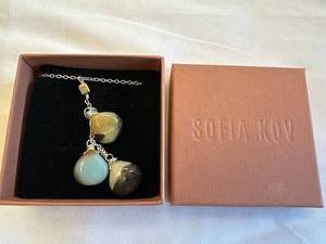 Sofia Kov Sterling Stone Necklace