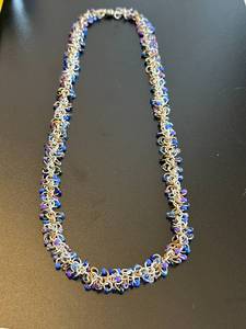 Artisan Chainmaille Beaded Necklace