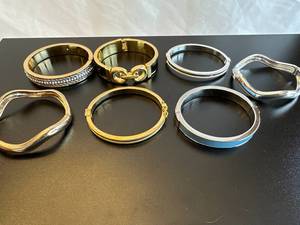 Mixed Metal Bangle Bracelet Lot