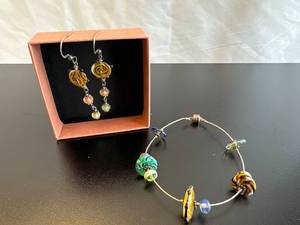 Handmade Glass Bead Jewelry Set