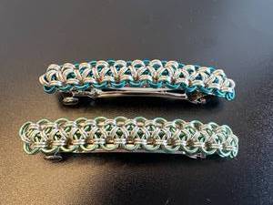 Handmade Sterling Hair Barrettes