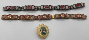 Micro Mosaic Bracelets and Brooch