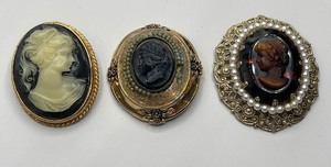 Lot of 3 Cameos, Coro, Germany