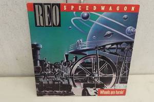 lot 202B image: Vinyl Record -REO Speedwagon Wheels are Turnin