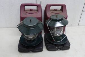 lot 219 image: 2 Coleman Lanterns with Cases