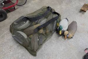lot 358 image: 12 Standard Mallard Decoys