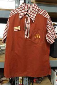lot 384 image: Authentic McDonalds Uniform from 1976 -Medium