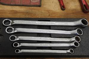 lot 262 image: Snap-On Offset Box End Wrenches