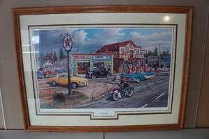 lot 41 image: Ken Zylla Framed Print - Crossroads - 6459600