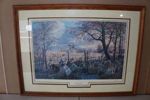 lot 44 image: Ken Zylla Framed Print - One Mans Junk - 645800