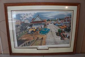 lot 54 image: Ken Zylla Framed Print - Tracking Memories - 6459600