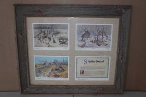lot 81 image: Les Kouba Framed Shelter Serial Prints
