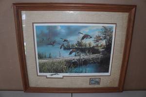 lot 80 image: Ken Zylla Framed Print - Lifting to the North