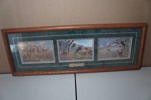 lot 75 image: James Meger Framed Print Set - Till the Cows Come Home - Signed