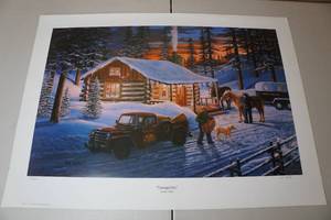 lot 135 image: Unframed Ken Zylla Print - Tranquility - 109600